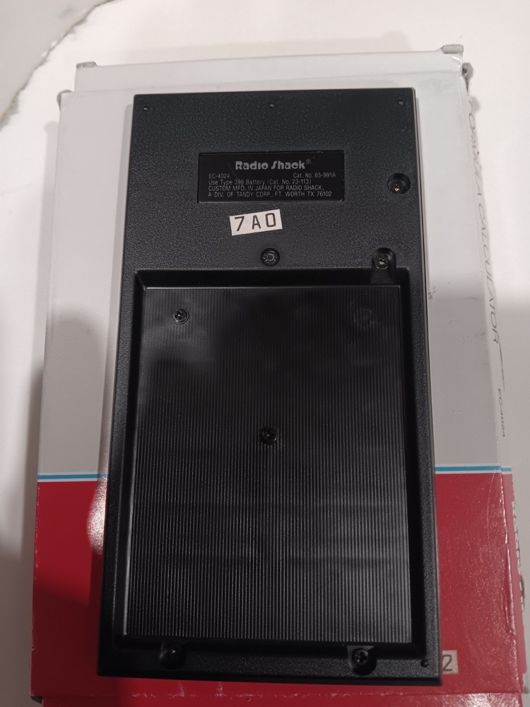 Vintage RadioShack EC-4024 Programmable Scientific Calculator Dual Powered