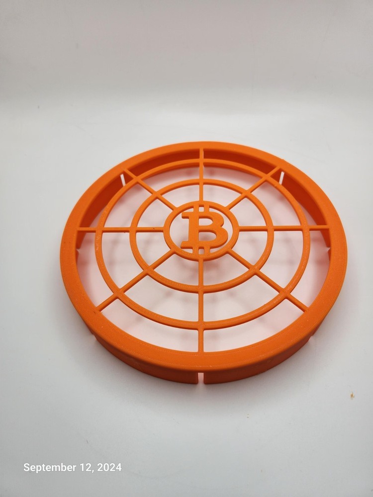 Bitcoin Inline Fan Cover 8 inch