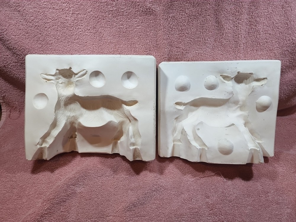 Vintage Macky Ceramic Mold #886 Standing Kid Goat 1990