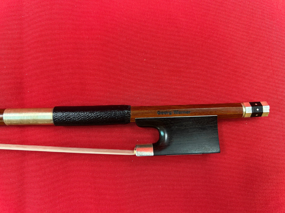 Georg Werner Pernambuco Master Violin Bow 4/4 SILVER Mount Round