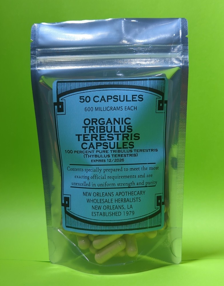 Organic Tribulus Terrestris Capsules 600mg