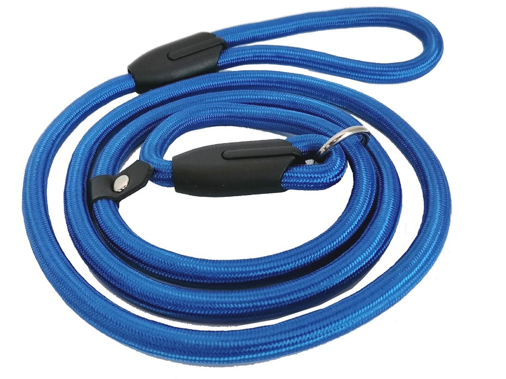 Dog Nylon Adjustable Loop Slip Rope Leash Lead Training Choke Pet Collar 4ft