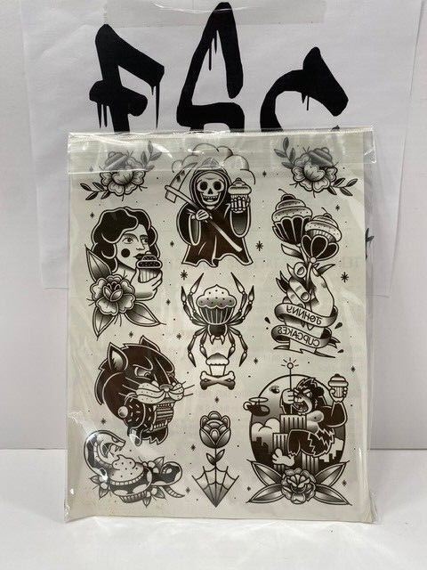 Johnny Cupcakes temporary tattoos