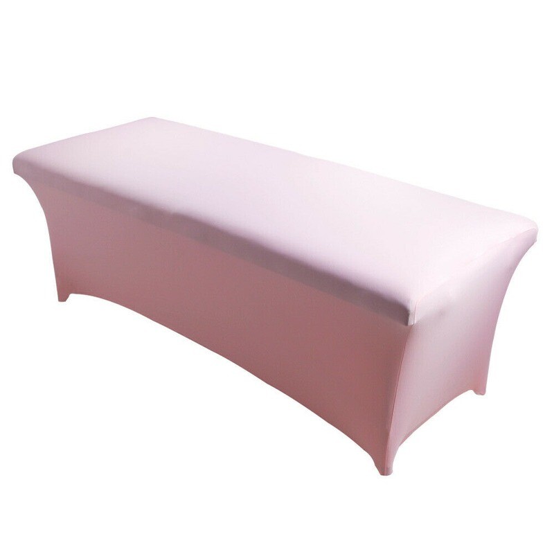 Elastic Table Cover Stretch Tablecloth for Wedding Massage SPA Bed Fitted Sheet