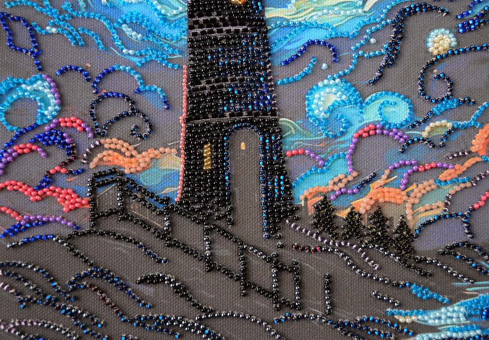 Abris Art Bead Embroidery Kit - Lighting the way