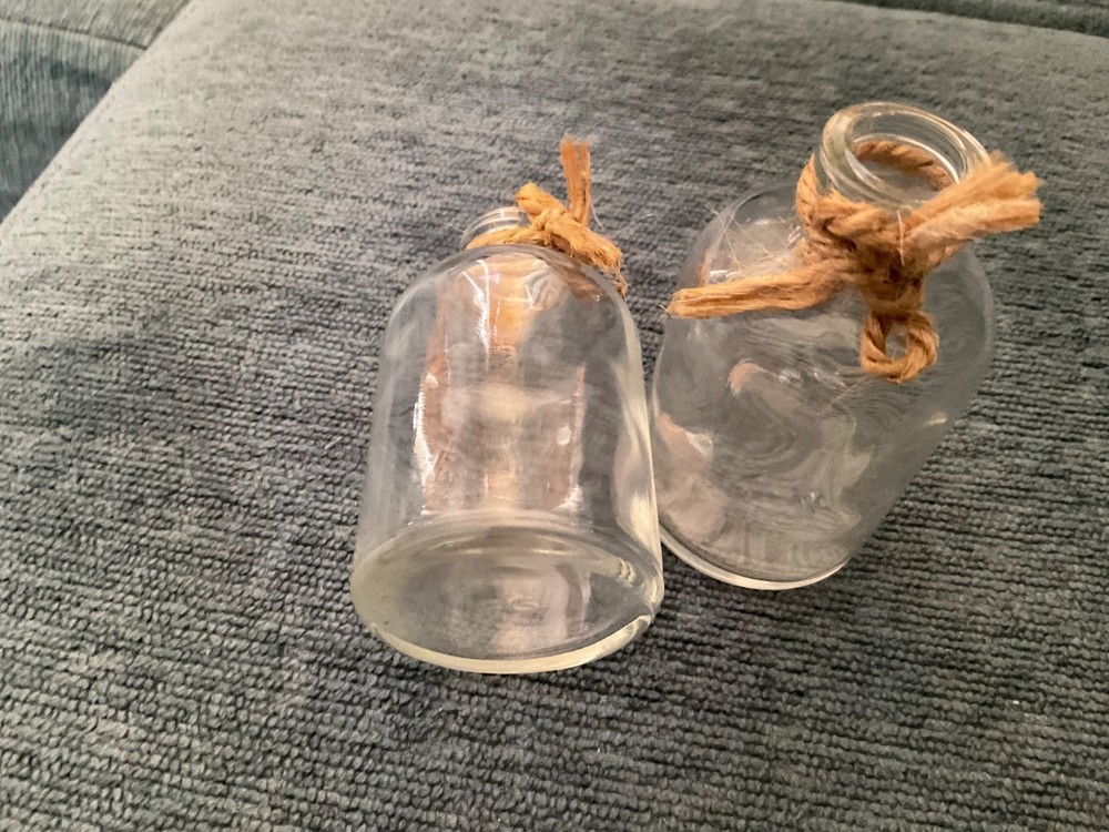 two mini bottles