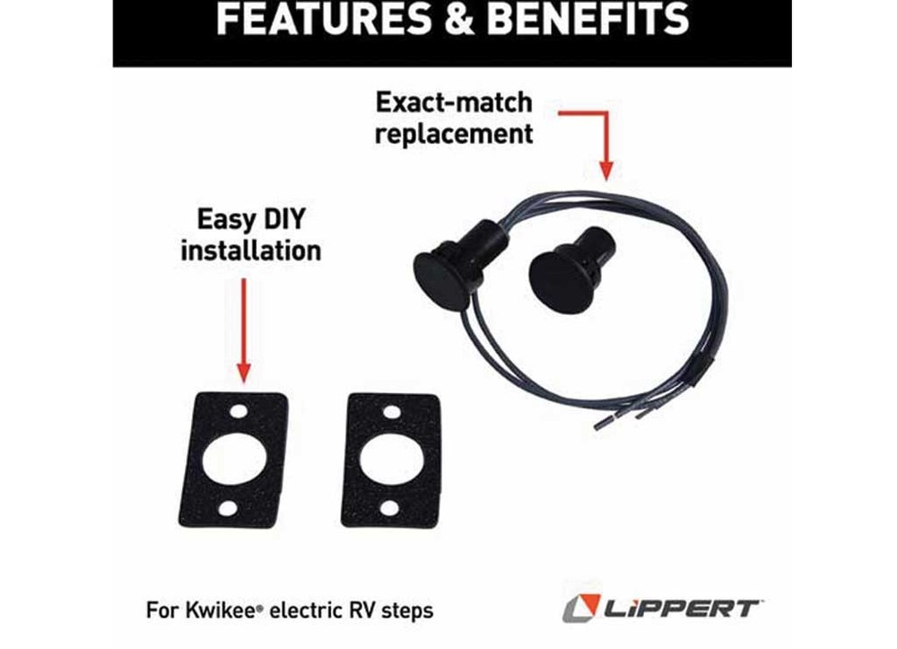 Lippert 378054 Lg. Round Door Jam Switch