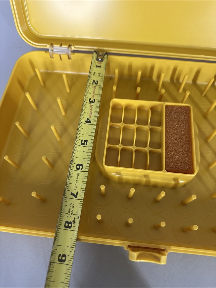 VTG Wilson Wil-Hold Sewing Box Thread/Bobbin Holders