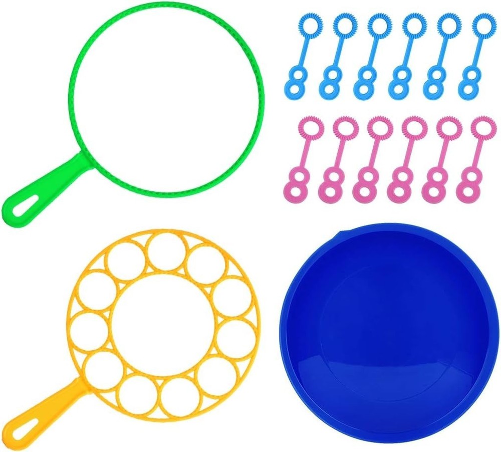 Big Bubble Wands Set: Large Bubble Maker, Giant Bubble Wand Bubbles Maker wit...