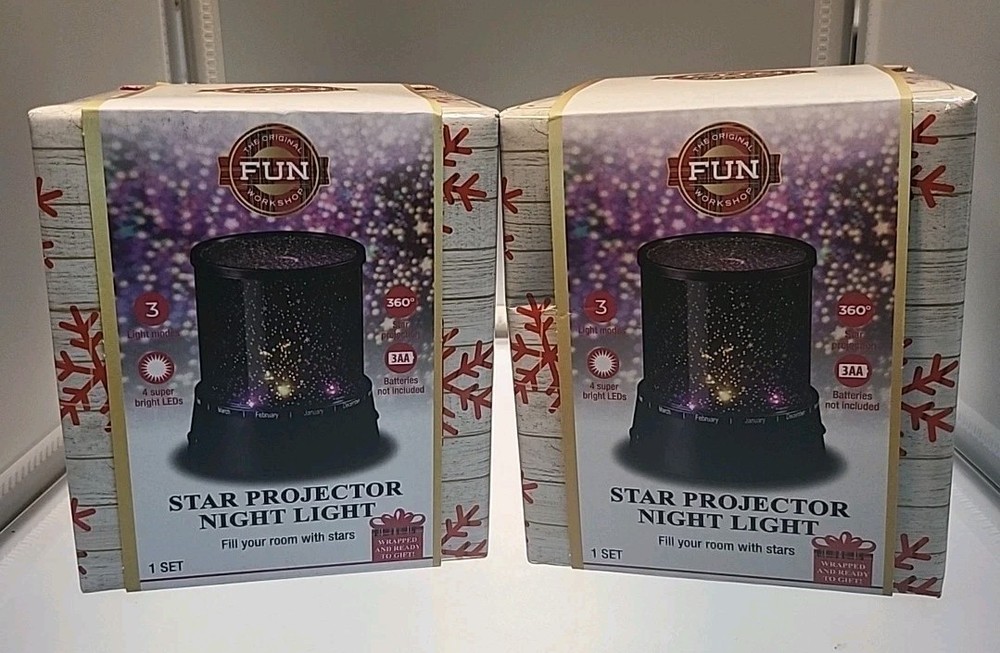 Star Projector Night Light **2pack**