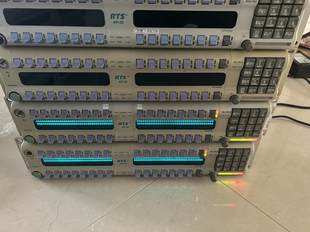 RTS Kp-32 intercom key panel with power adapter, microphone -- 1 unit price