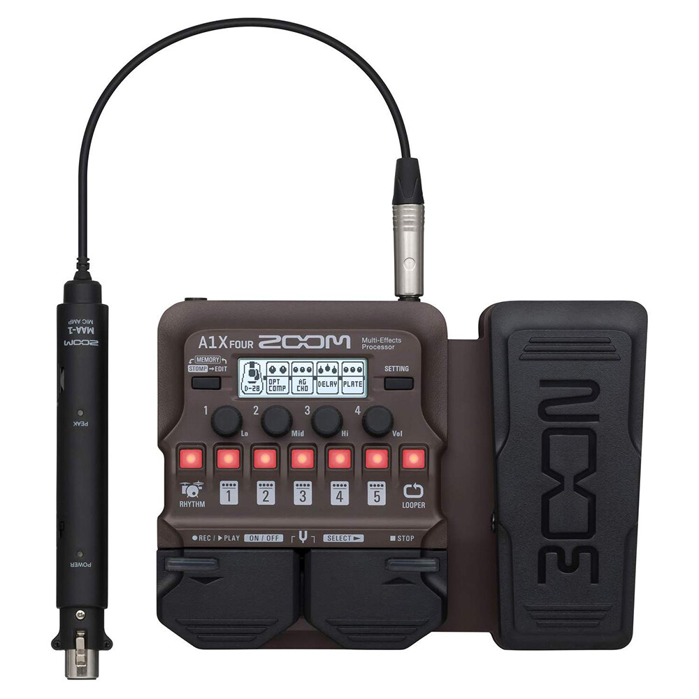 Zoom A1X Four Acoustic Instrument Multi-Effect Processor