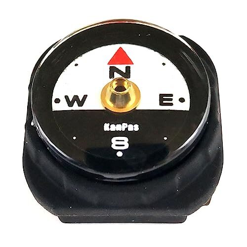 Mini Luminous Button Compass for Watch Band Lanyard A-20