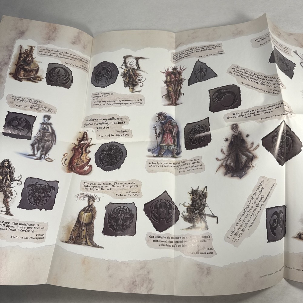 AD&D The Factol's Manifesto with Map - Planescape