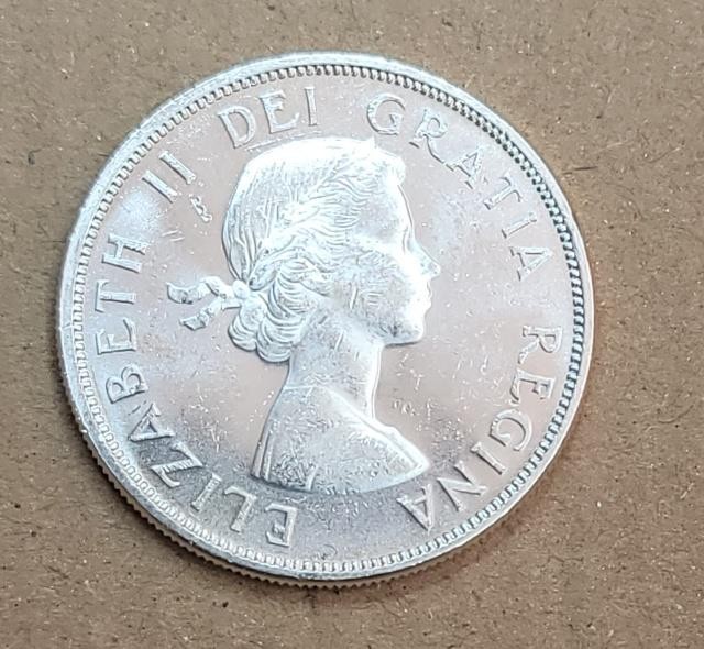$1 Voyager Canoe 1963 Canada Ag