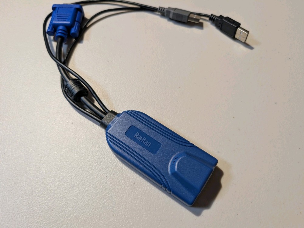 Raritan CIM w/Dual USB/VGA (D2CIM-DVUSB) - Computer Interface Module