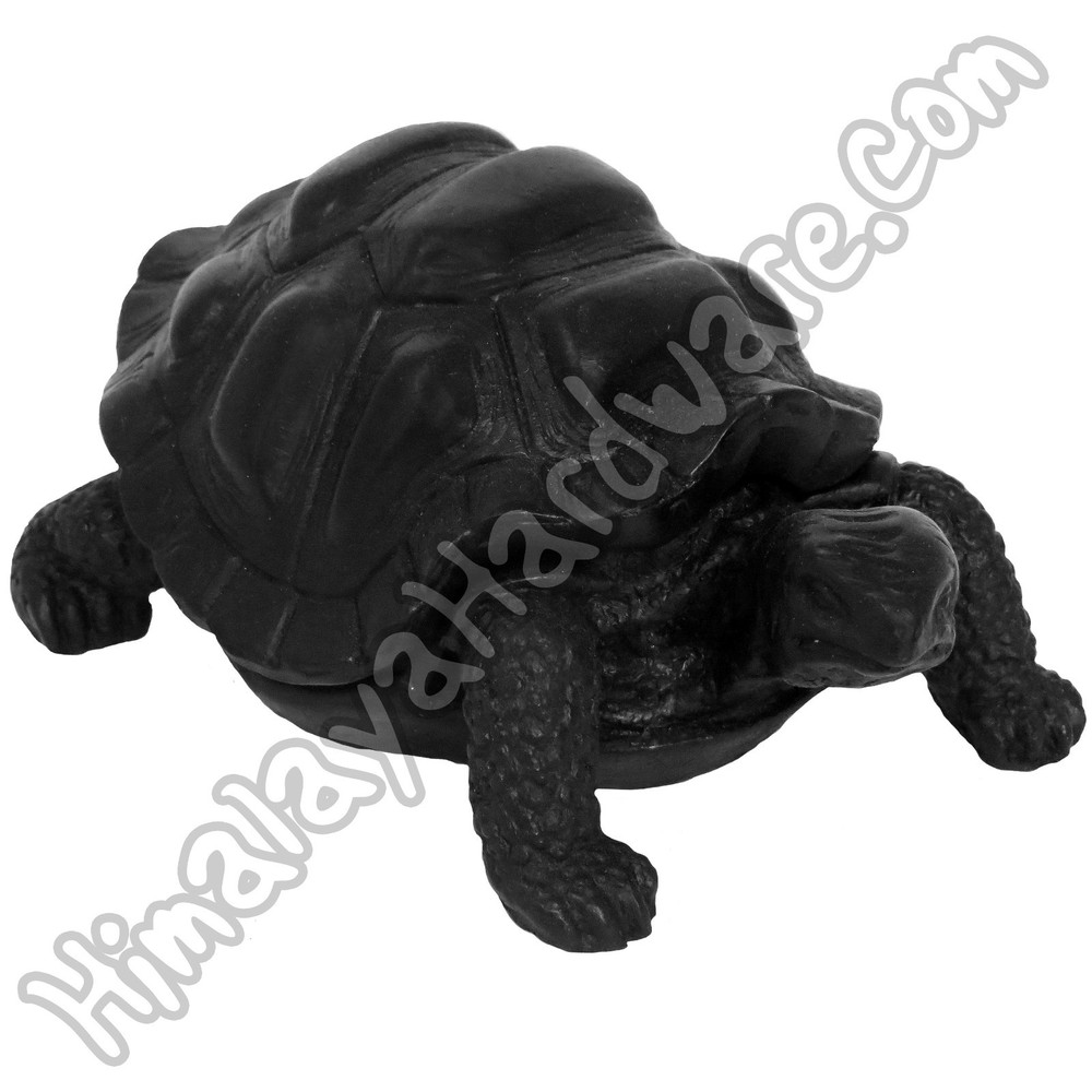 Turtle Trinket Box: Storage Container Ashtray resin white black blue red statue