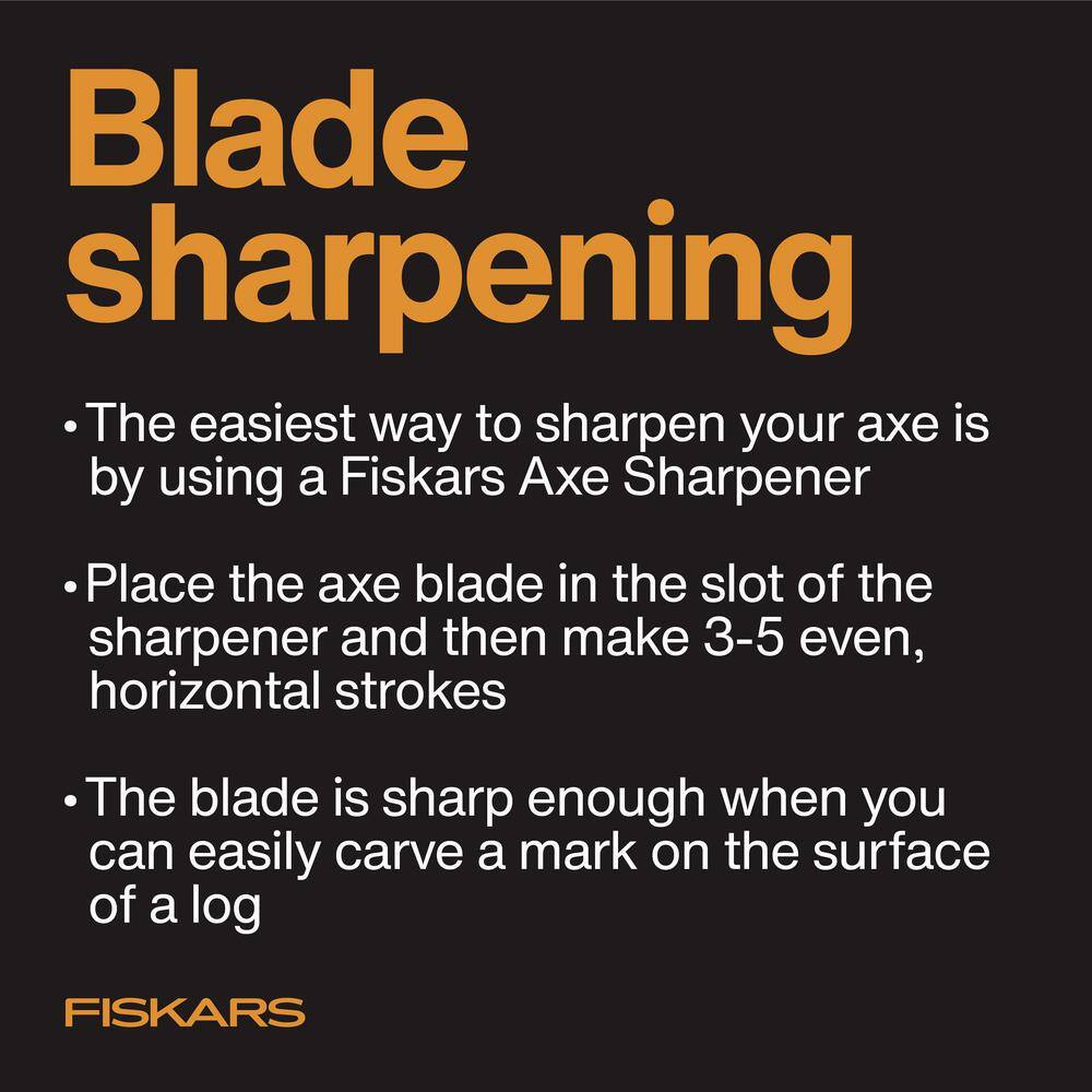 Fiskars X15 Chopping Axe with 23 in Shock Absorbing Handle