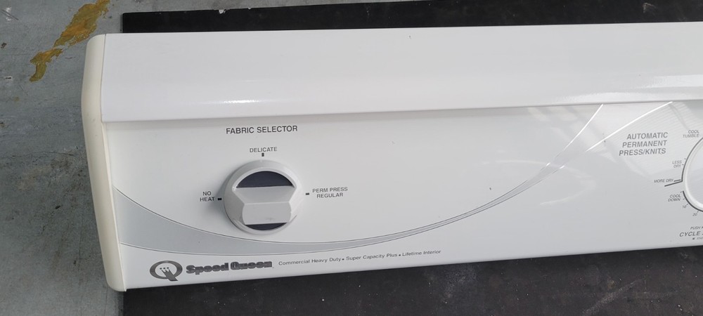 Speed Queen Dryer Control Panel With Fabric Selector