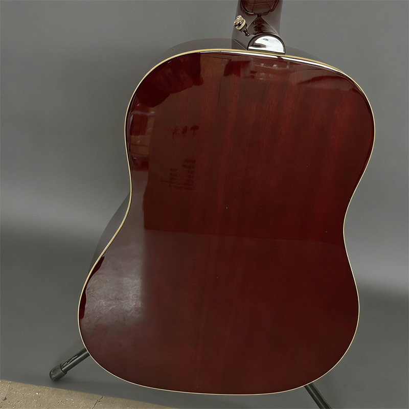 Custom J45 Electric Acoustic Guitar Solid Spruce Top Bone Nut with EQ Fast Ship