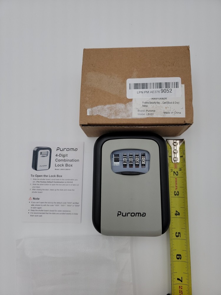 Puroma 4 Digit Combination Lock Box