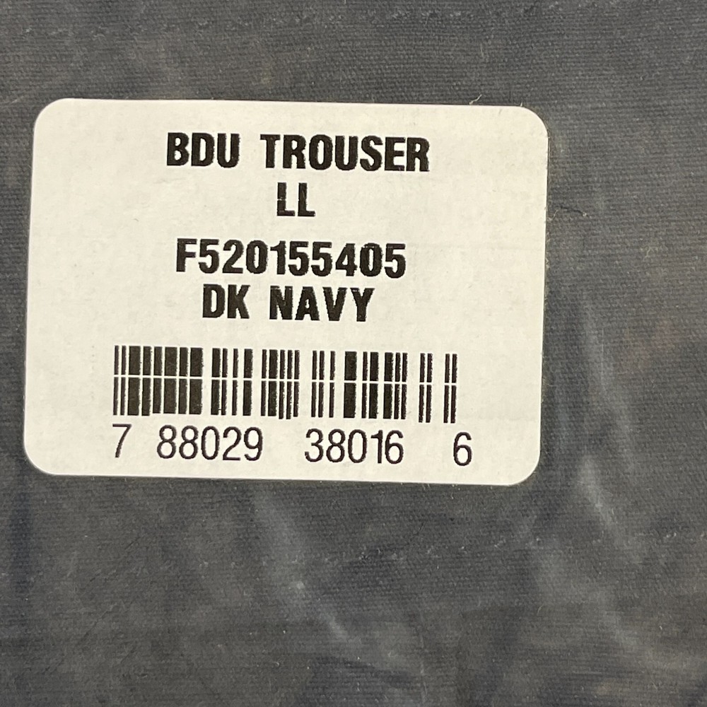 NEW BDU Propper Pants - Navy - Large Long