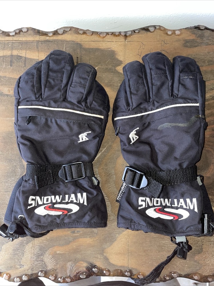 Snow Jam Snowboarding Gloves Rare HTF Size Large