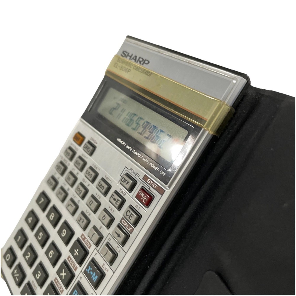 Sharp EL-506P Scientific Calculator – Vintage Retro – Tested & Working