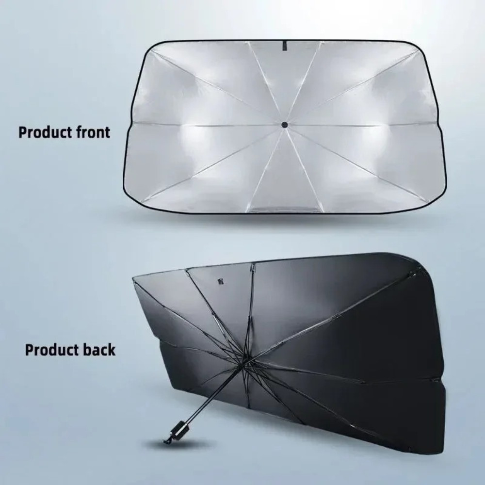 Car Windshield Sun Shade Foldable Umbrella Front Window Cover Visor Umbrella