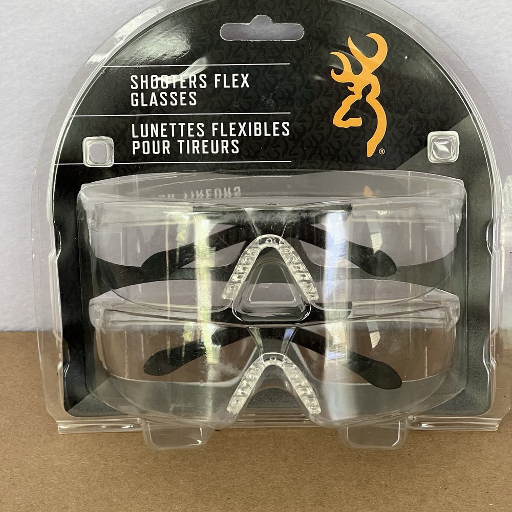 Browning Shooters Flex Glasses- Clear - Two Pack