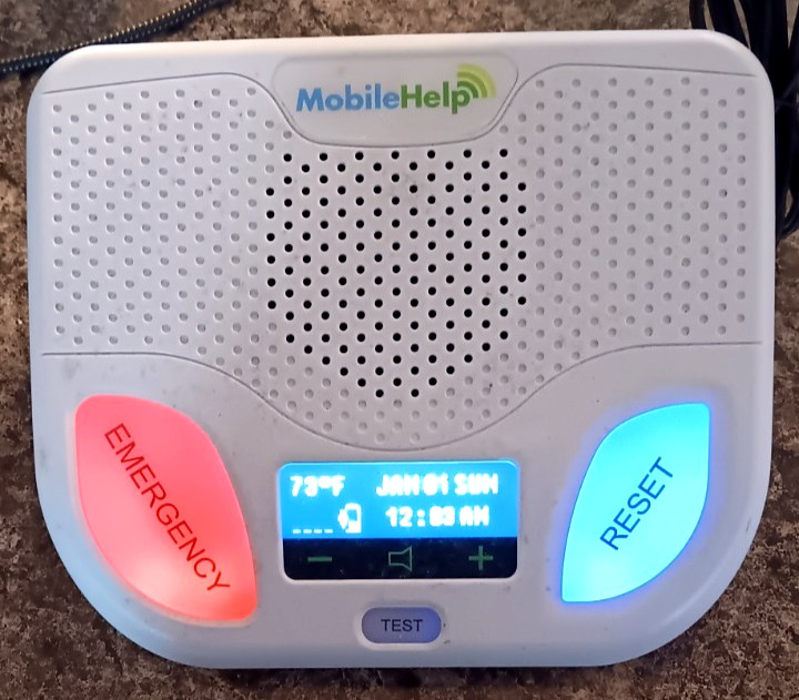 Mobile Help Senior Citizen Emergency Or Fall Device System with Watch & Button