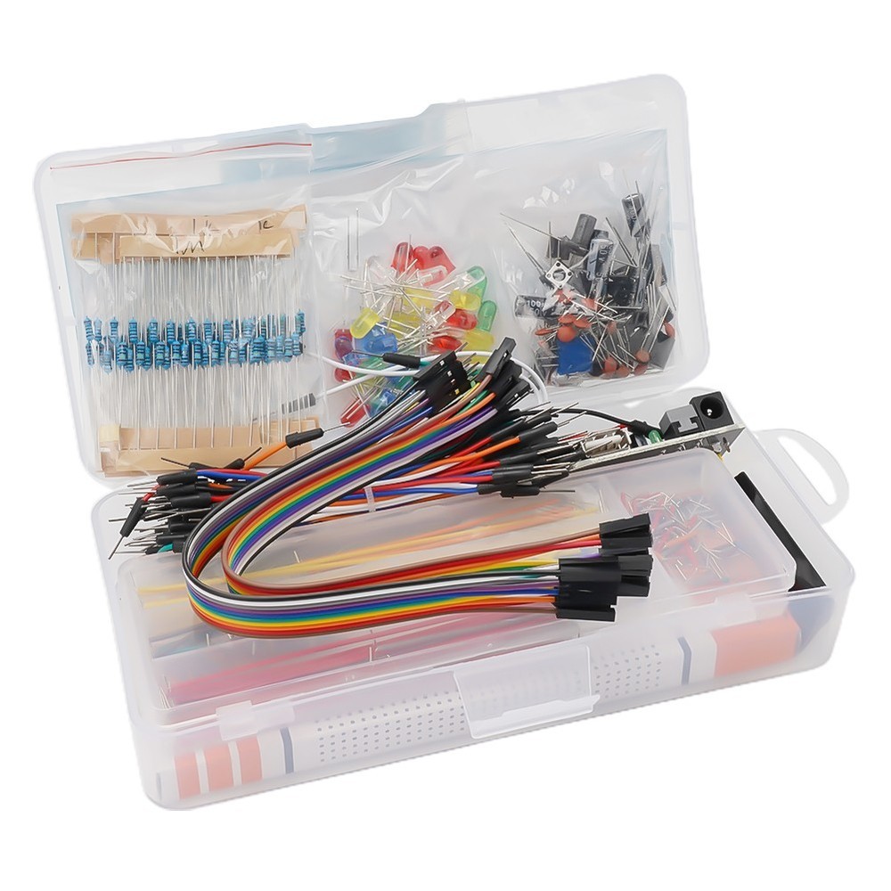 Electronic Component 374pcs Set 830 830 Connection Point Breadboard Cable Useful