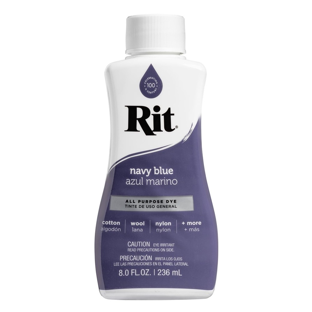 All-purpose Liquid Dye, Navy Blue 8 Oz