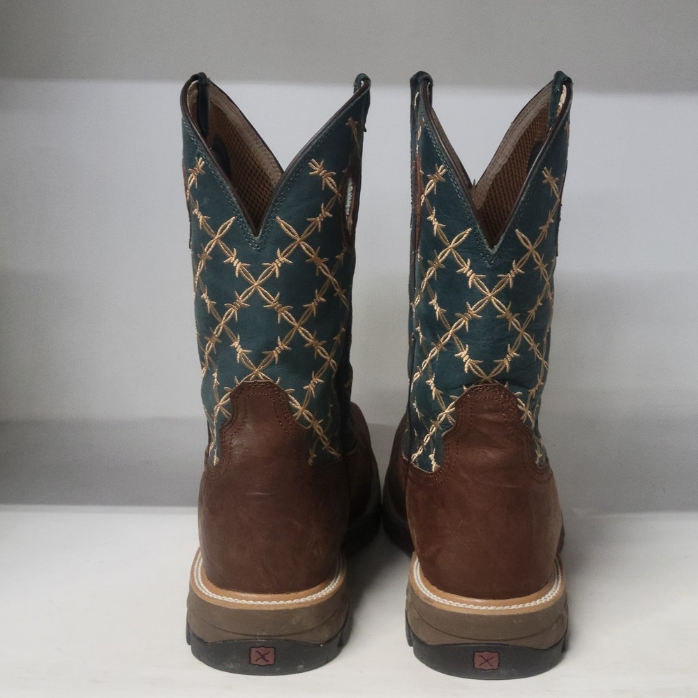 Twisted X Cellstretch Comp Toe Boot Mocha/Saddle Mens Size 14EE