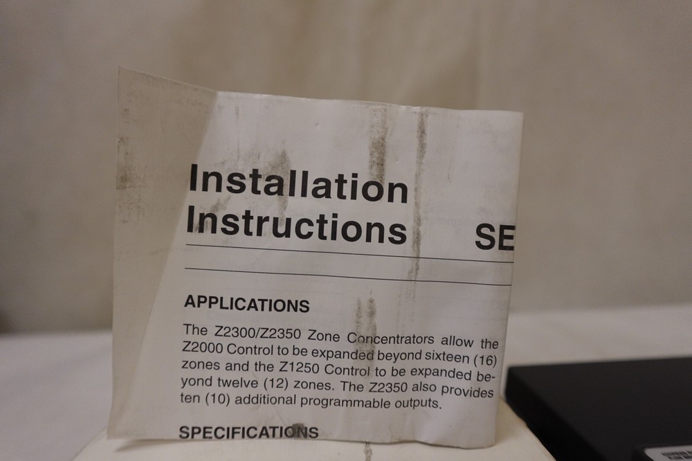 Sentrol Aritech Moose D5350 8-Zone Security Alarm System Concentrator - NOS