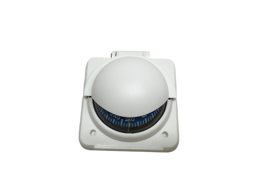 MARINE BOAT WHITE BRACKET & SUCTION CUPS ADJUSTABLE BUILT-IN COMPENSATION SYSTEM