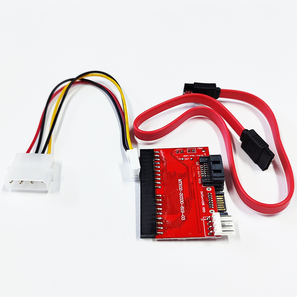 4PC IDE TO Serial ATA SATA Interface Hard Drive HDD Adapter Converter W/ Cable
