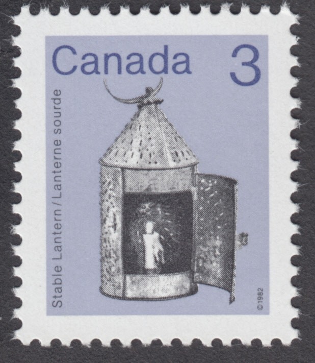 Canada - #919i Artifacts - Lantern, NF/LF Paper - MNH