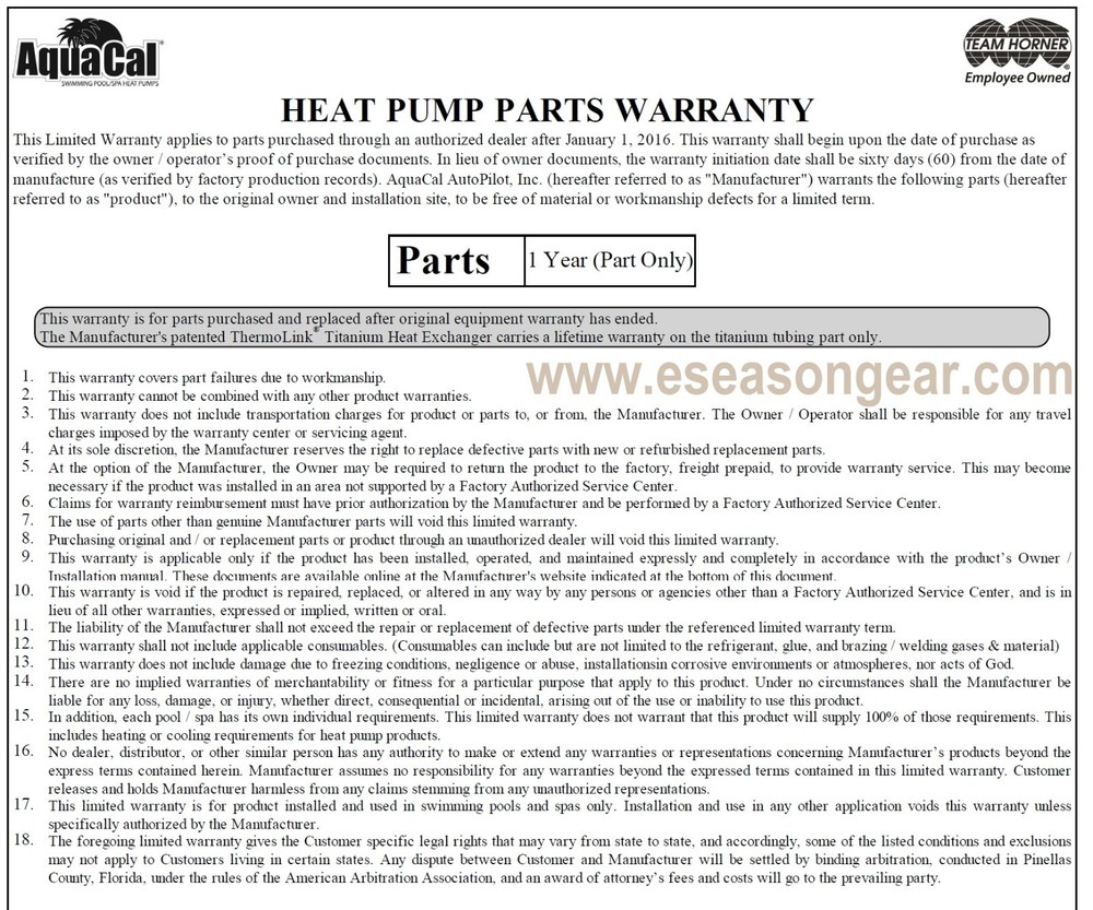 AquaCal ECS0501 HP11 Microprocessor Board