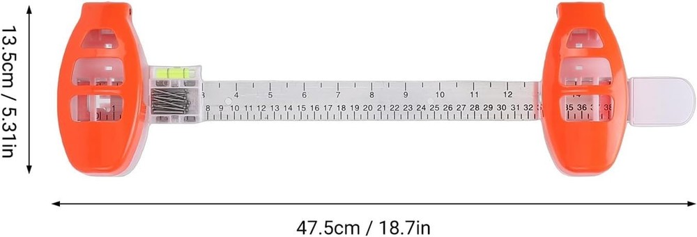 Level Ruler Picture Hanging Tool with Level for Photo Frames Wall Decor