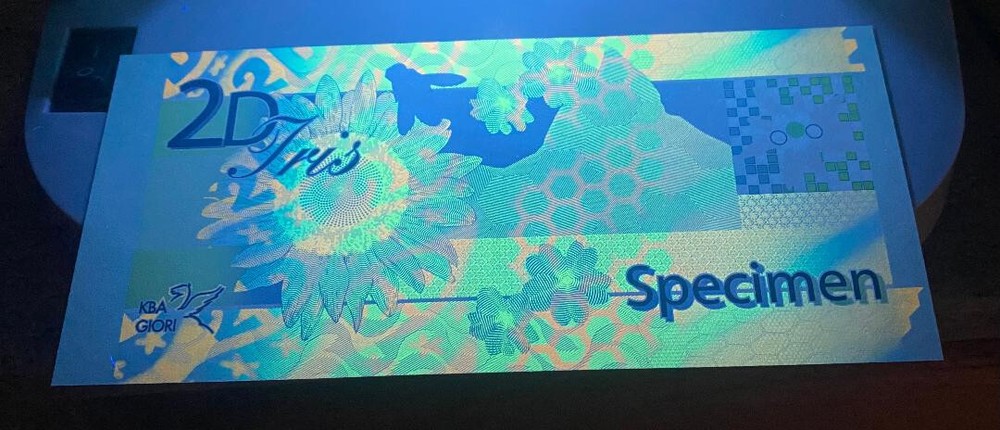 KBA GIORI, Test / Advertising note / Specimen Super Simultan VI