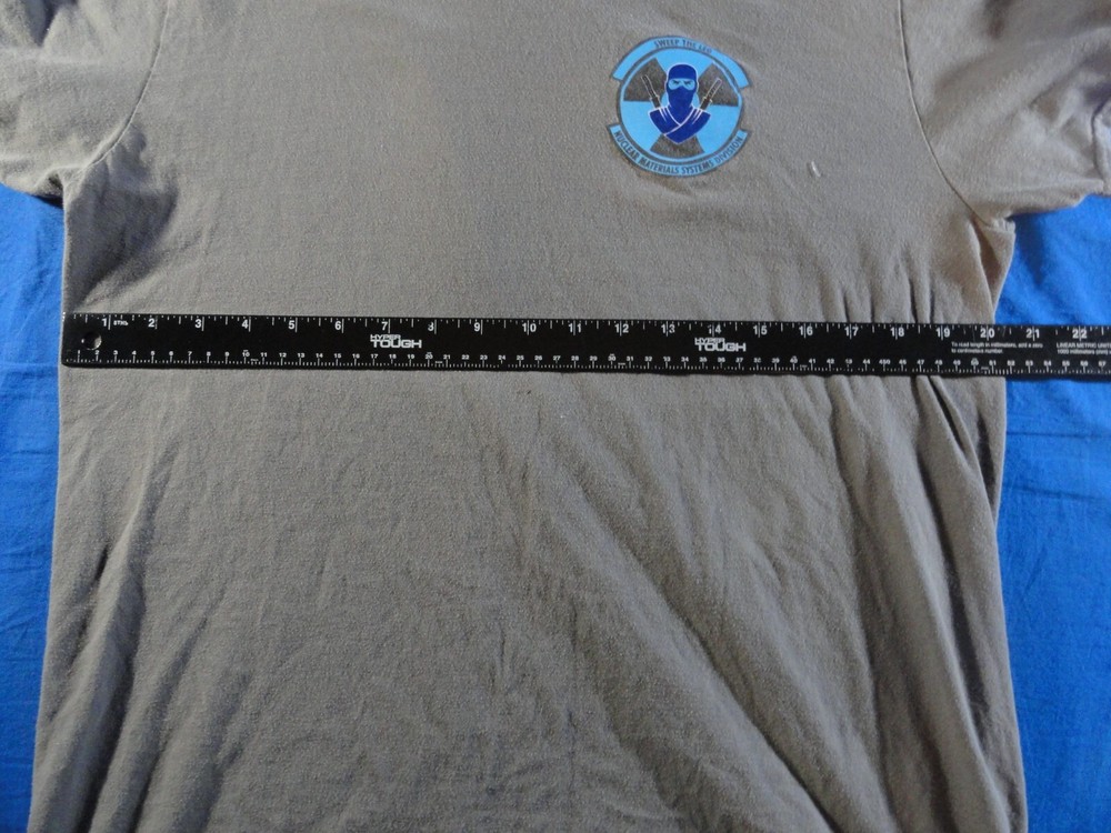 DISCONTINUED NUCLEAR MATERIALS SYSTEMS DIVISION TEAM SHIRT LARGE