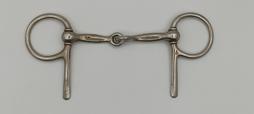 Vintage North and Judd half-cheek snaffle bit