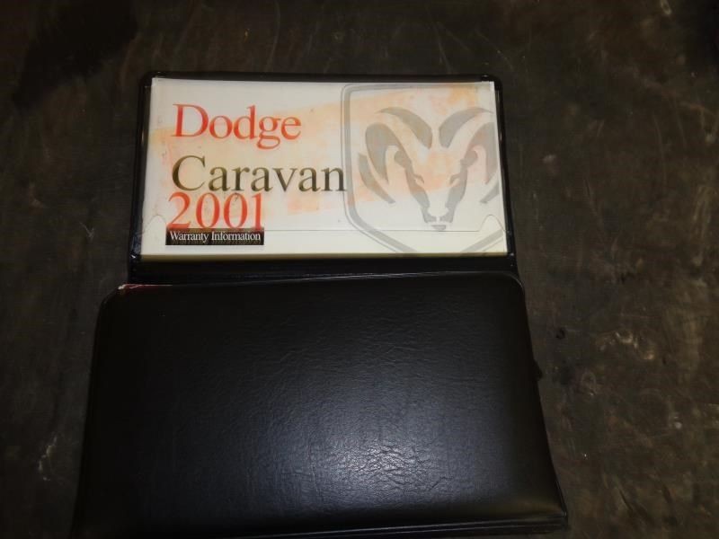 CARAVAN 2001 Owners Manual 978122