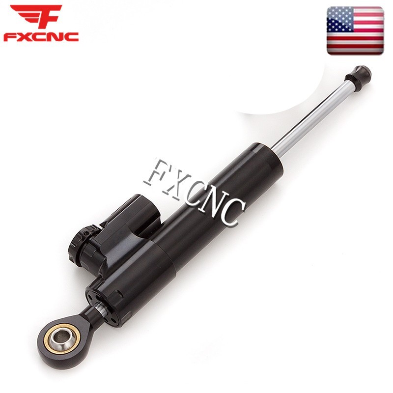 Black Steering Damper Stabilizer & Mounting Bracket Kit For Ducati Monster 696