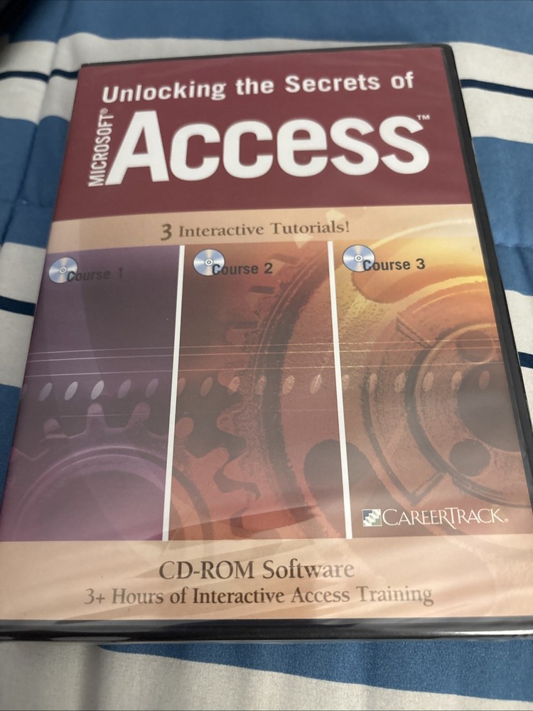 Unlocking The Secrets Of Microsoft Access 3 Interactive Turorials CD Rom SEALED