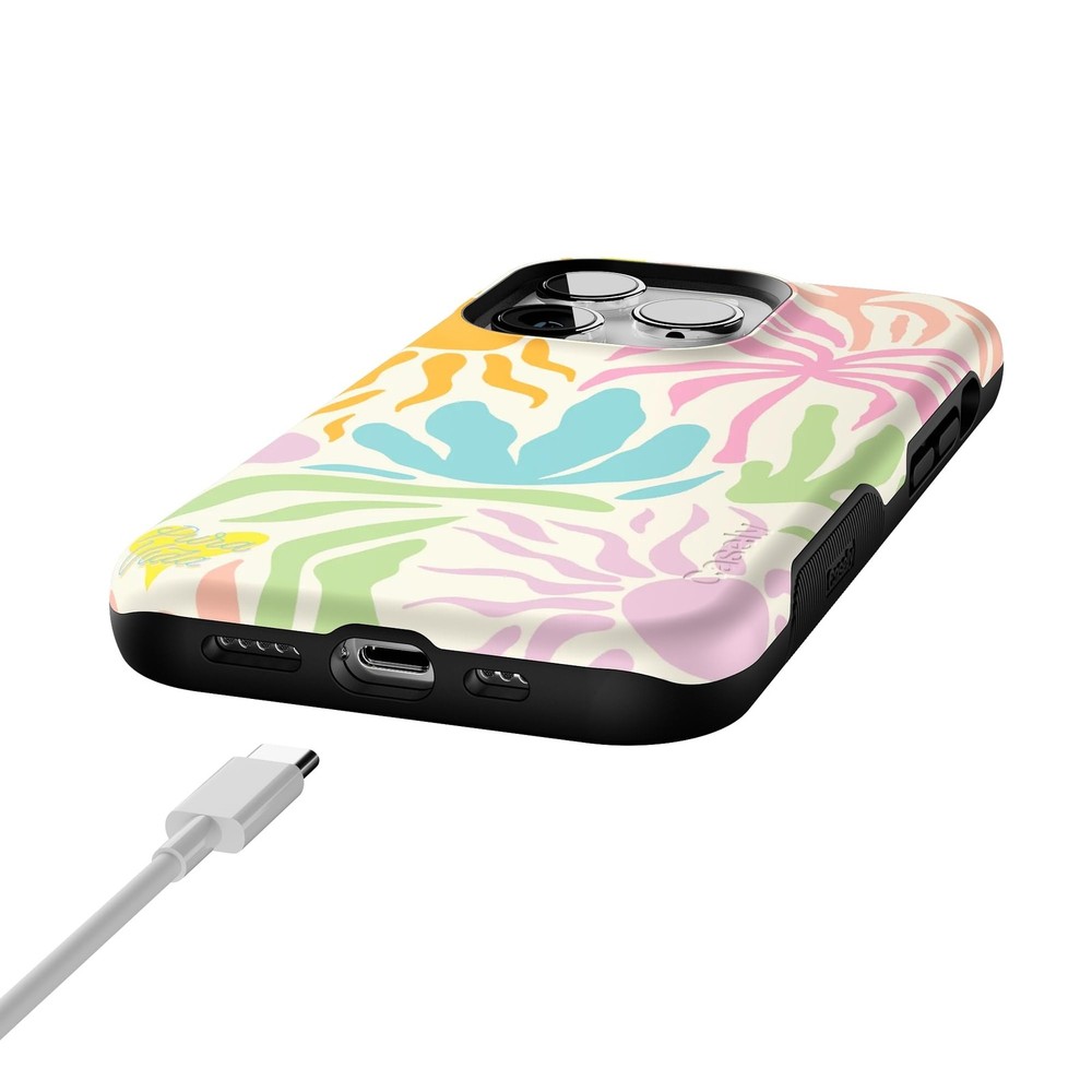 Casely iPhone 14 Pro Case | Pura Vida | Oasis | Bold Protective Design | Compati