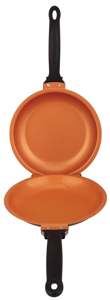 Pancake Copper Pans 8" Non-Stick Flip Pancake Copper Pan
