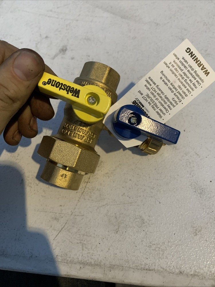 Webstone Nibco Tankless Heater Valve NSF ANSI 61 | 372 | 3/4 LF | 250CWP |