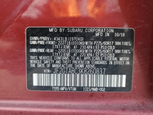 XV CROSST 2019 Transmission Shift 1351227